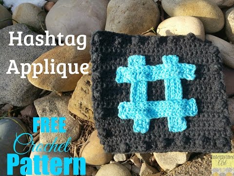 "Like a BOSS" Blanket Series Crochet Hashtag Square