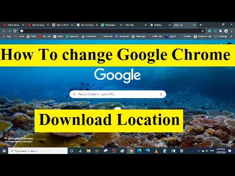 Chrome Download Settings | How To Change Path Of Download Media/Files in Chrome [Hindi]