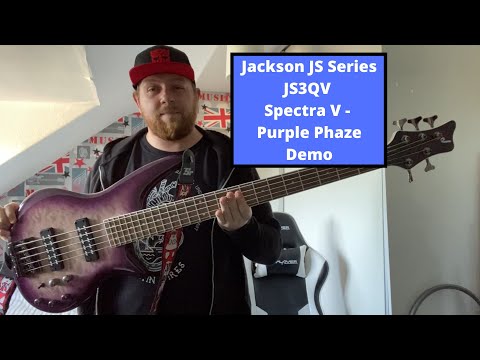 Jackson JSQ3 Spectra V Bass | Purple Phaze Demo | TheOnlyTurnip