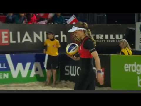 Heidrich/Zumkehr SUI [7]-Slukova/Hermannova CZE [16]-Round 2-European Championship Final 2016.06.03
