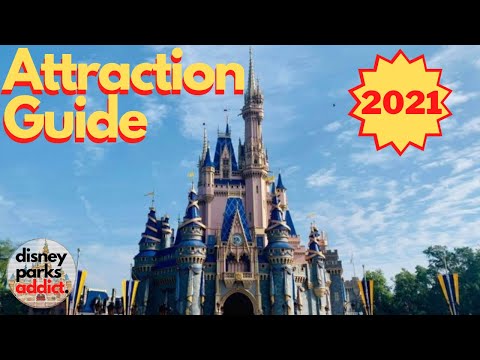 Magic Kingdom ATTRACTION GUIDE - All rides - 2021 - Walt Disney World