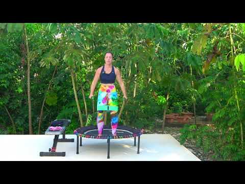 40 Minutes Advanced BootyBand & Weights Rebounding Body Blast on Leaps Trampoline. Sep 2021. 124BPM.
