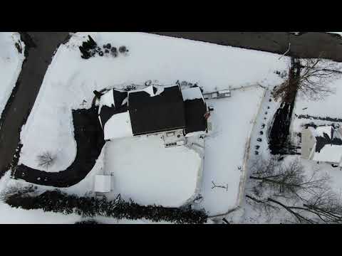 DRONE FOOTAGE FEB 2021 Shrewsbury MA North Neighborhood