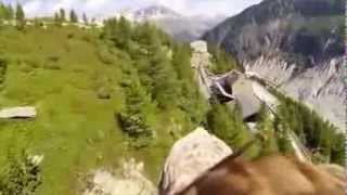 Flying Eagle Point of View Using a GoPro النسر الطائر