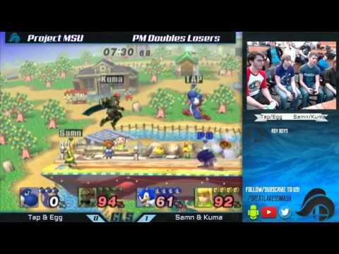 Project MSU 3 Doubles - Tap & Egg vs. Samn & Kuma