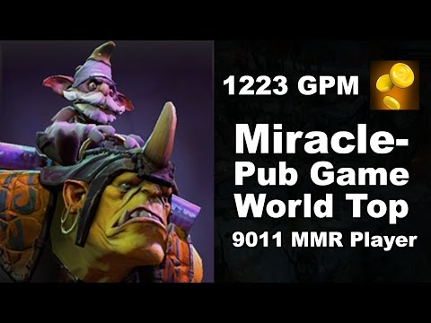 Miracle- Alchemist Pub 1223 GPM Dota 2