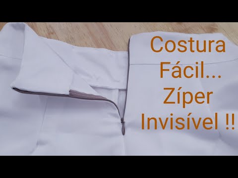 Vídeo: Como colocar zíper invisível na saia: dúvidas