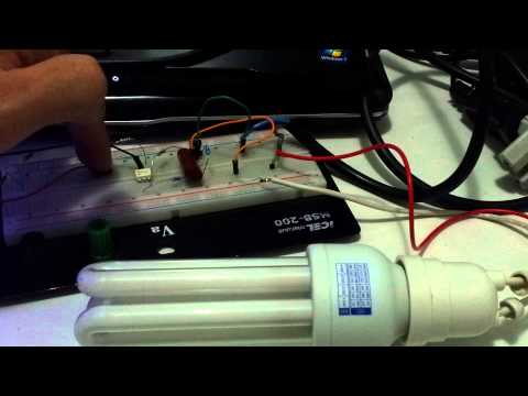 Triac as CFL Relay ( BT134W + MOC320 ) - No Flickering