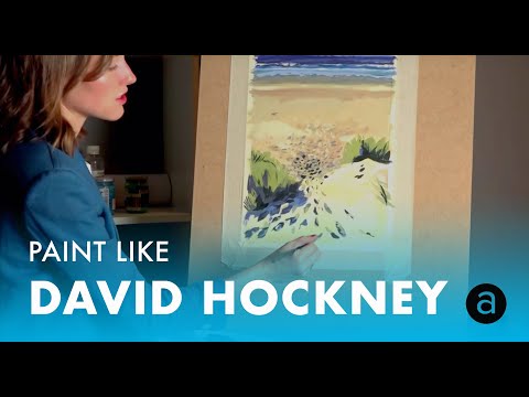 Онлайн мастер-класс живописи в стиле David Hockney | Мария Покровская