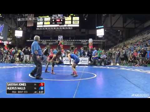105 Quarterfinal - Alexus Nalls (Virginia) vs. Sariyah Jones (California)