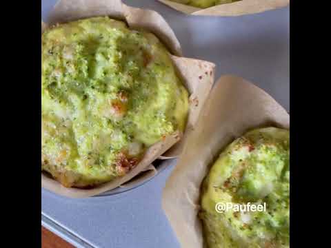 MUFFINS DE BRÓCOLI SIN HARINA