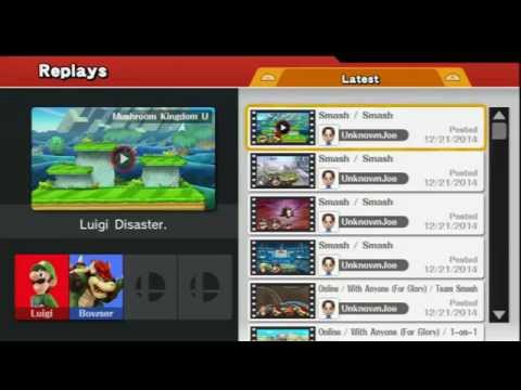 Luigi Disaster - Super Smash Bros Wii U
