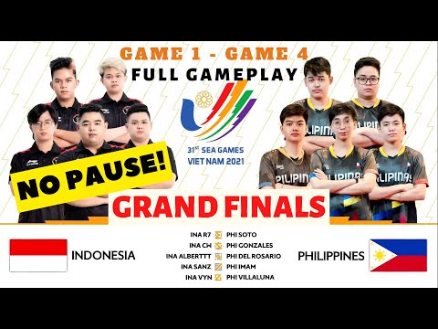 Mobile Legends Sea Games 2022 I Grand Finals I Philippines vs Indonesia I Full Gameplay