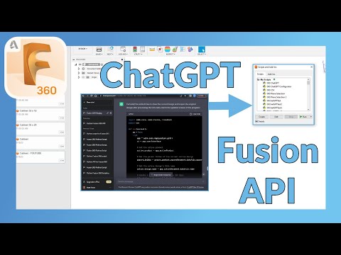 Using ChatGPT and Fusion 360 API to Create a Script | How To Make A Script for Fusion with GPT3.5