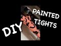 DIY Painted Tights