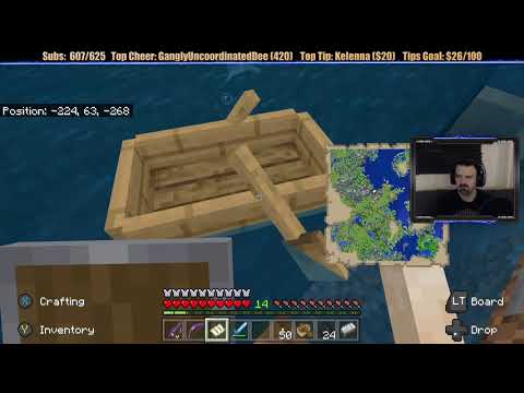 Minecraft "Chill Stream" Nov. 11, 2019 pt2 - Tax Office Completion