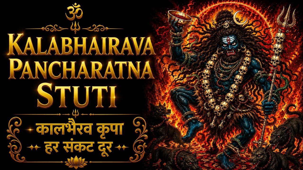 Powerful Kalabhairava Stotram for Protection & Fearlessness | Kalabhairava Pancharatna Stuti