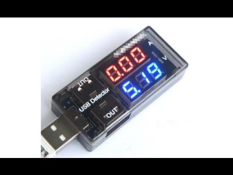 USB тестер двухрядный