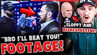 Arman Tsarukyan CALLS OUT MERAB to his FACE! *FOOTAGE* Renato Moicano NOT HAPPY w/ Dana White & UFC!