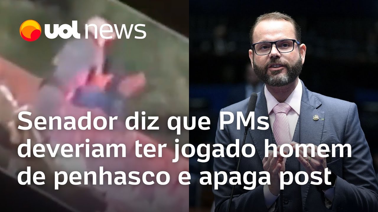 PMs deveriam ter jogado homem de penhasco em vez de ponte, diz senador Jorge Seif, e apaga post