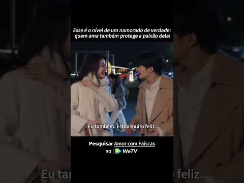 Esse é o nível de um namorado de verdade: quem ama também protege a paixão dela! 💖#AmorcomFaíscas