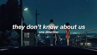 one direction - they don&#39;t know about us (slowed + reverb) ✧
