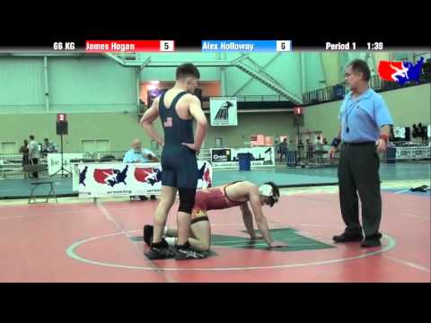James Hogan vs. Alex Holloway at 2013 ASICS University Nationals - GR