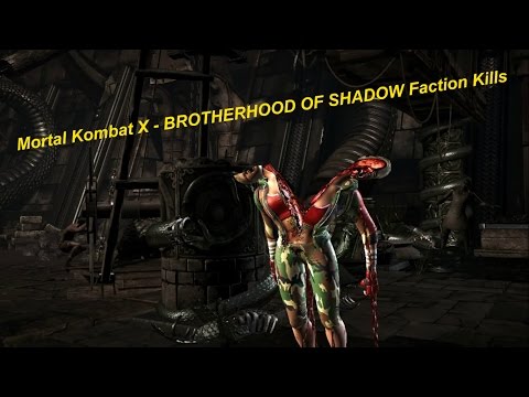 Mortal Kombat X - BROTHERHOOD OF SHADOW Faction Kills