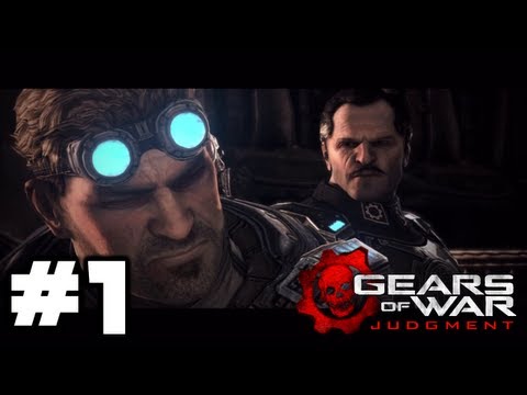 Gears of War: Judgment - Hardcore Walkthrough Part 1 - Chapter 1 ¦ Section 1: Old Town