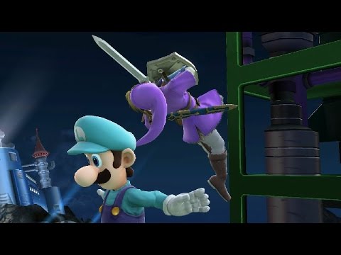 One Stock Weegee! - SSB4 Link (Who else but me) VS Luigi (David)