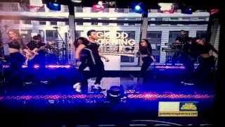 Prince Royce performing on Good Morning America.