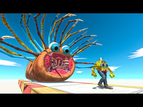 TENTACLES WORM Catches All Units- Animal Revolt Battle Simulator