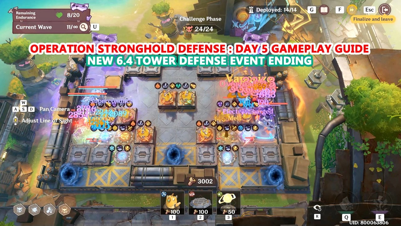 Operation Stronghold Defense : Day 5 Gameplay Guide | New 6.4 Tower Defense Event Ending