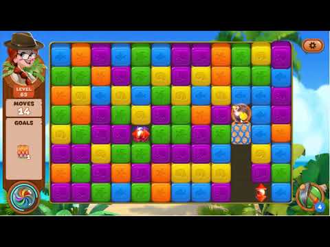 Lost Island Blast Adventure Level 65 - No Boosters