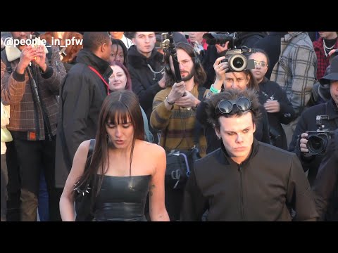 Yungblud & Jesse Jo Stark - Rick Owens Fall Winter 2023/2024 fashion show in Paris - 02.03.2023