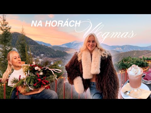 HORY PŘED VÁNOCI 🏔️ - zkusily jsme sáňkovat! - VLOGMAS
