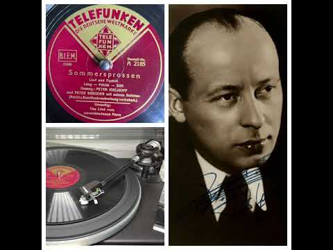 Peter Igelhoff und Peter Kreuder m.s. Solisten: Sommersprossen, 1937 (Telefunken A 2185)