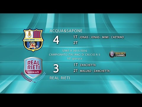 ACQUA&SAPONE vs REAL RIETI - SERIE A 2015/16 - 10° giornata
