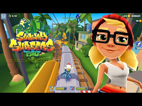 SUBWAY SURFERS GAMEPLAY PC HD 2023 - RIO - TRICKY MAPLE LEAF BOARD