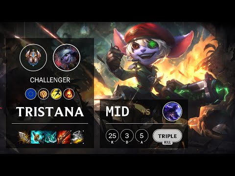 Tristana Mid vs Ryze - EUW Challenger Patch 10.16