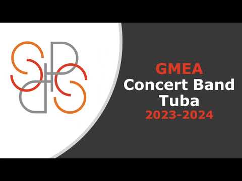 Tuba Concert Band Etudes - GMEA 2023 - 2024 All State Band