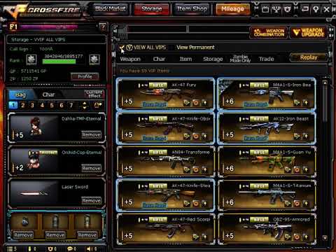 CROSSFIRE WEST ACCOUNT FOR SALE 59 VIP 600$ ONLY