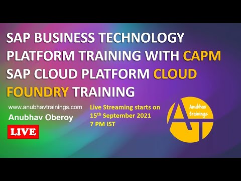 SAP BTP CAPM Professional Development Training | Corporate Training on BTP with HANA Cloud | CAPM