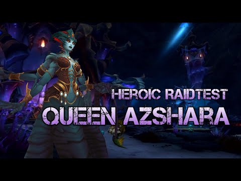 Queen Azshara Heroic - Eternal Palace Raidtest 8.2 (Frost Mage PoV)