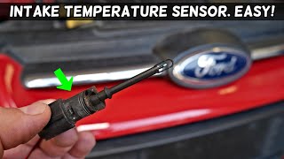 WHERE IS THE INTAKE TEMPERATURE SENSOR ON FORD
