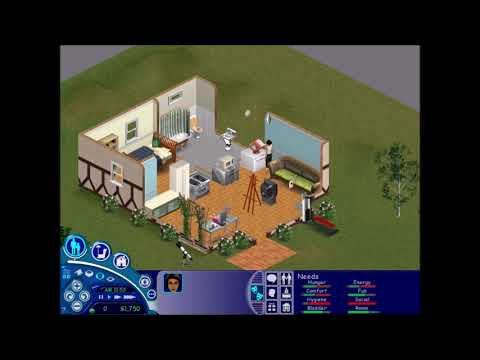 The Sims 1, Having a Sim Reach Level 10 of Every Career Part 1/2 No Commentary