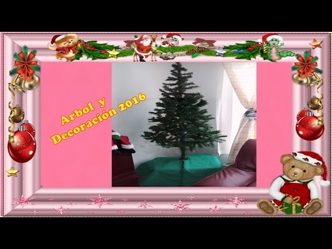 Árbol y decoración 2016