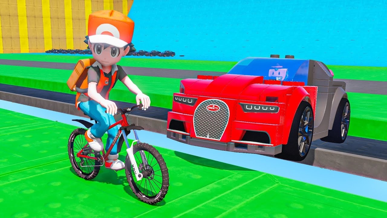 CORRE O TE ATROPELLO EN BICI! JUGADA ULTRA GRACIOSA! - GTA 5 ONLINE