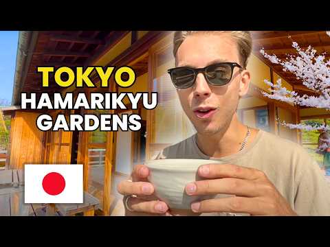 SHOCKED by the Tokyo Hamarikyu Gardens 🇯🇵 Matcha Tea House