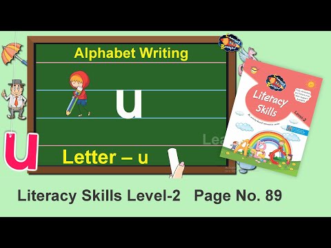 Writing small letter u | Letter u | Learning Booster | Magpie Books